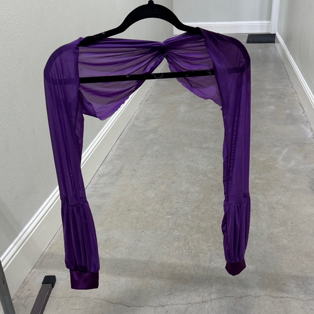 Revolution Kids Purple Sheer Bolero